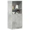 Image de vidaXL Armoire de cuisine gris béton 57x41,5x131,5 cm bois ingénierie
