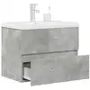 Image de vidaXL Ensemble de meubles de salle de bain 2 pcs gris béton