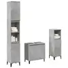 Image de vidaXL Ensemble de meubles de salle de bain 3 pcs gris béton