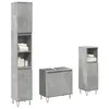 Image de vidaXL Ensemble de meubles de salle de bain 3 pcs gris béton