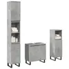 Image de vidaXL Ensemble de meubles de salle de bain 3 pcs gris béton