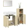 Image de vidaXL Ensemble de meubles de salle de bain 3 pcs chêne sonoma