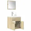 Image de vidaXL Ensemble de meubles de salle de bain 3 pcs chêne sonoma