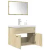Image de vidaXL Ensemble de meubles de salle de bain 3 pcs chêne sonoma