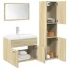 Image de vidaXL Ensemble de meubles de salle de bain 3 pcs chêne sonoma