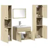 Image de vidaXL Ensemble de meubles de salle de bain 5 pcs chêne sonoma