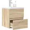 Image de vidaXL Ensemble de meubles de salle de bain 2 pcs chêne sonoma
