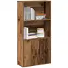Image de vidaXL Bibliothèque vieux bois 60x24x120 cm bois d'ingénierie