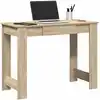 Image de vidaXL Bureau chêne sonoma 100x45x75 cm bois d'ingénierie