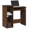 Image de vidaXL Bureau et étagères chêne marron 84x40x78 cm bois d'ingénierie