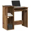 Image de vidaXL Bureau avec étagères vieux bois 84x40x78 cm bois d'ingénierie