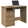 Image de vidaXL Bureau chêne artisanal 102x50x75 cm bois d'ingénierie