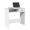 Image de vidaXL Bureau Blanc 80x40x75 cm Bois d'ingénierie