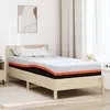 Image de vidaXL Matelas Blanc et Gris 90 x 190 cm Tissu jacquard