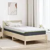 Image de vidaXL Matelas Blanc et Gris 120 x 200 cm Tissu jacquard