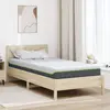 Image de vidaXL Matelas Blanc et Gris 90 x 190 cm Tissu jacquard