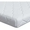Image de vidaXL Matelas Moyennement ferme 140 x 190 cm Blanc