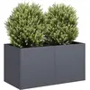 Image de vidaXL Jardinière anthracite 80x40x40 cm acier laminé à froid