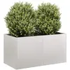 Image de vidaXL Jardinière 80x40x40 cm acier inoxydable