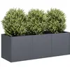 Image de vidaXL Jardinière Anthracite 120x40x40 cm Acier laminé à froid