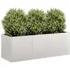 Image de vidaXL Jardinière 120x40x40 cm acier inoxydable