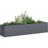 Image de vidaXL Jardinière Anthracite 200x40x40 cm Acier laminé à froid