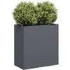 Image de vidaXL Jardinière anthracite 80x40x80 cm acier laminé à froid
