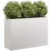 Image de vidaXL Jardinière 120x40x80 cm acier inoxydable