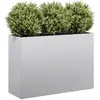 Image de vidaXL Jardinière 120x40x80 cm acier galvanisé