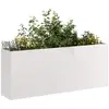 Image de vidaXL Jardinière 200x40x80 cm acier inoxydable