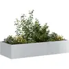 Image de vidaXL Jardinière 200x80x40 cm acier galvanisé