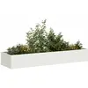 Image de vidaXL Jardinière blanc 280x80x40 cm acier
