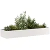 Image de vidaXL Jardinière 280x80x40 cm acier inoxydable