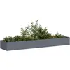 Image de vidaXL Jardinière anthracite 360x80x40 cm acier