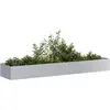 Image de vidaXL Jardinière 360x80x40 cm acier galvanisé