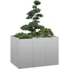 Image de vidaXL Jardinière 120x80x80 cm acier galvanisé