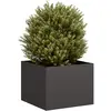 Image de vidaXL Jardinière noir 40x40x30 cm acier