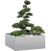 Image de vidaXL Jardinière 100x100x40 cm acier galvanisé