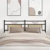 Image de vidaXL Tête de lit de remplacement chêne sonoma 180 cm bois d'ingénierie et acier
