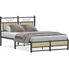 Image de vidaXL Cadre de lit sans matelas chêne sonoma 120x190 cm