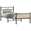 Image de vidaXL Cadre de lit sans matelas chêne sonoma 80x200 cm