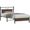 Image de vidaXL Cadre de lit sans matelas chêne marron 100x190 cm