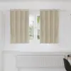 Image de vidaXL Rideaux occultants 2 pcs Crème 140 x 140 cm Velours