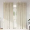 Image de vidaXL Rideaux occultants 2 pcs Crème 140 x 260 cm Velours