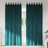 Image de vidaXL Rideaux occultants 2 pcs Vert foncé 140 x 225 cm Velours