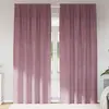 Image de vidaXL Rideaux occultants 2 pcs Rose foncé 140 x 245 cm Velours