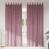 Image de vidaXL Rideaux occultants 2 pcs Rose foncé 140 x 245 cm Velours
