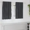 Image de vidaXL Rideaux occultants 2 pc Gris clair 140 x 140 cm Velours