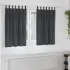 Image de vidaXL Rideaux occultants 2 pcs Gris clair 140 x 140 cm Velours