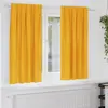 Image de vidaXL Rideaux occultants 2 pcs Jaune moutarde 140 x 175 cm Velours